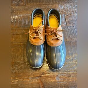 L.L. Bean Men's Brown and Black Rain & Snow Boots